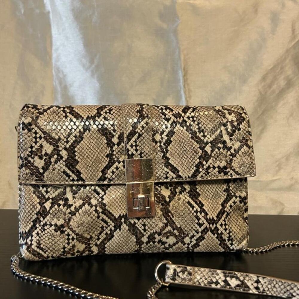 Snake print Madison West purse